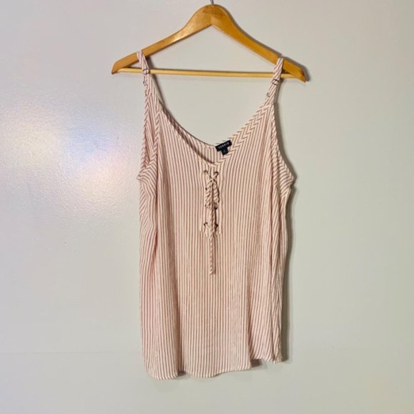 torrid Tops - Torrid 2 Red Striped Tank Top